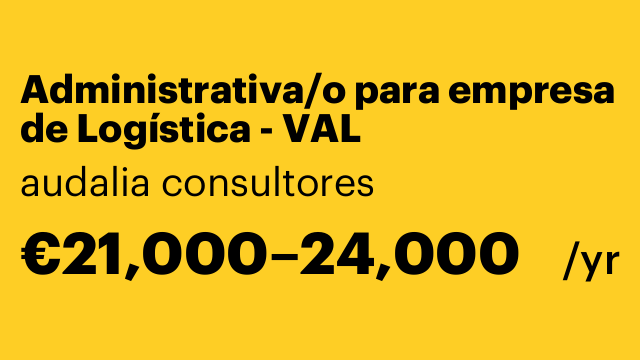 Administrativa/o para empresa de Logística - VAL