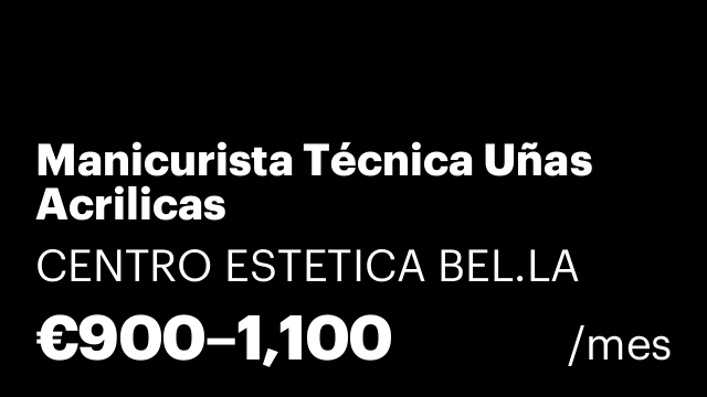Manicurista Técnica Uñas Acrilicas