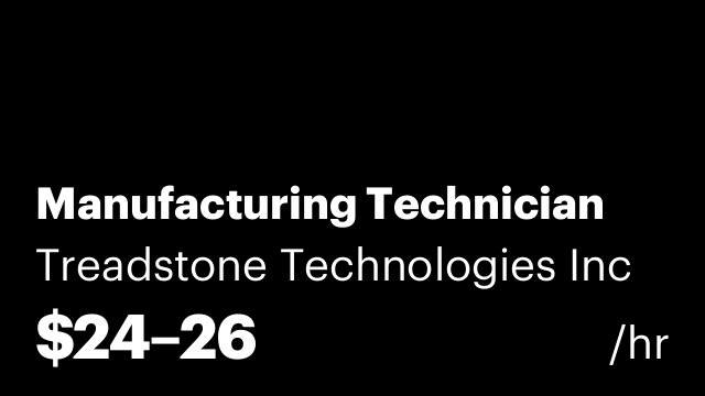 Manufacturing Technician