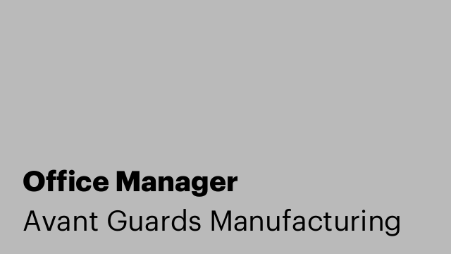 Office Manager