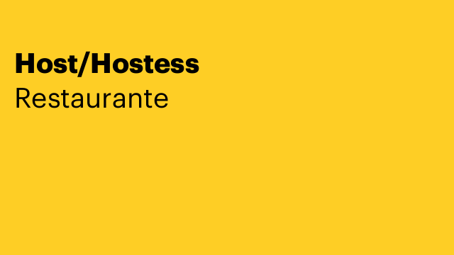 Host/Hostess