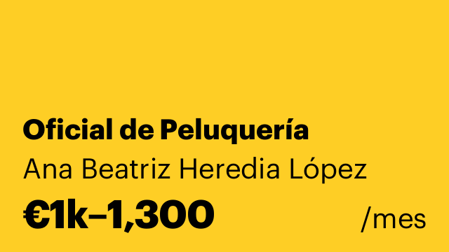 Oficial de Peluquería