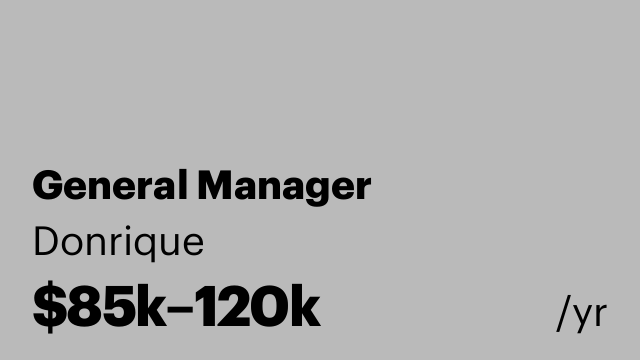 General Manager