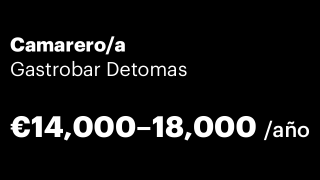 Camarero/a
