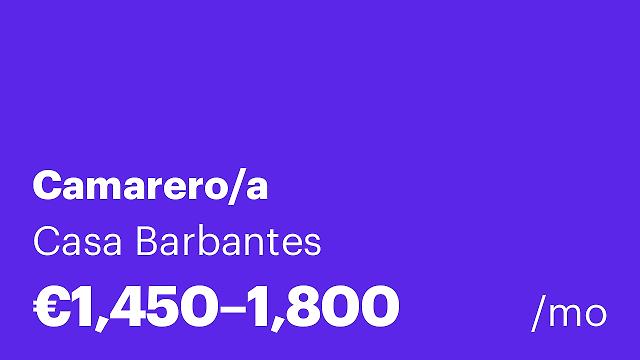 Camarero/a
