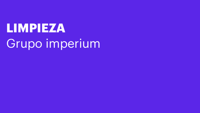 LIMPIEZA