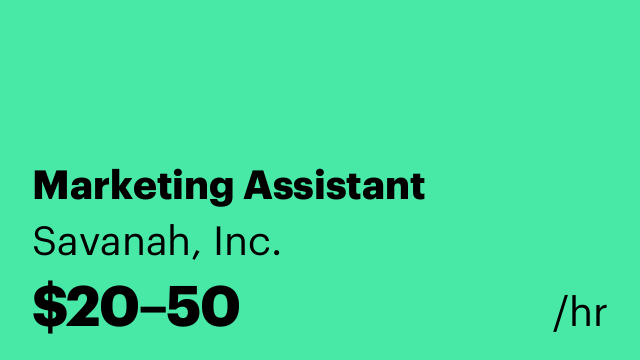 Marketing Assistant