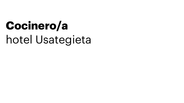 Cocinero/a