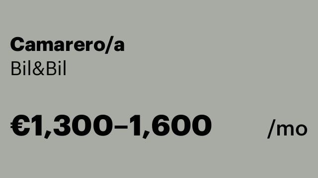 Camarero/a