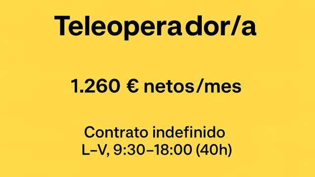 Teleoperador/a