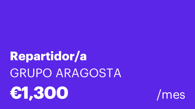 Repartidor/a