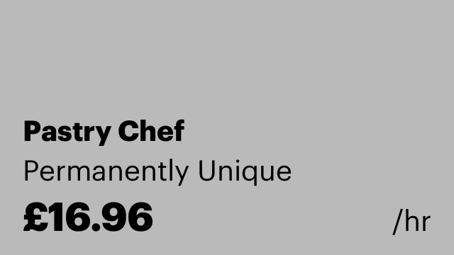 Pastry Chef