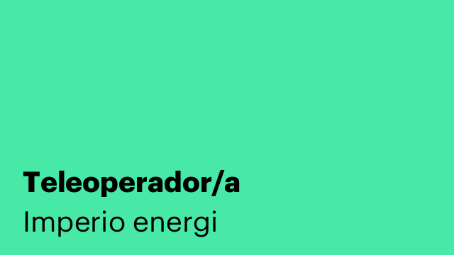 Teleoperador/a