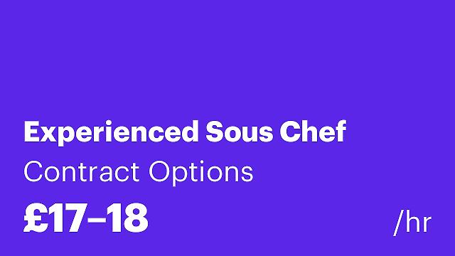 Experienced Sous Chef