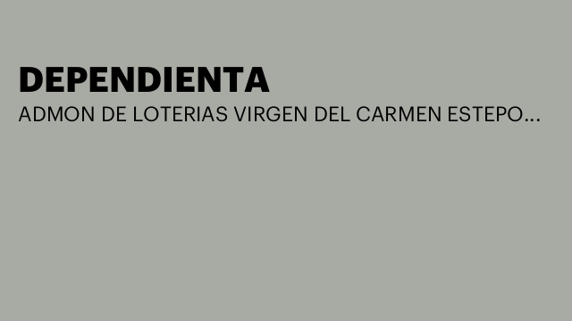 DEPENDIENTA