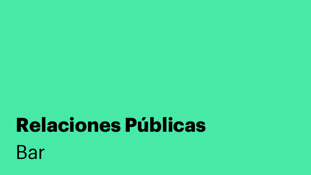 Relaciones Públicas
