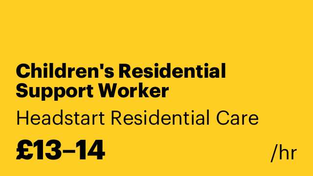 Children's Residential Support Worker
