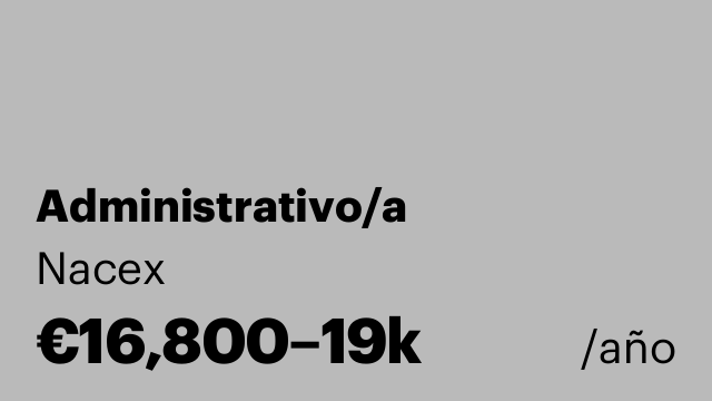Administrativo/a