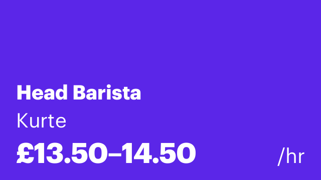 Head Barista