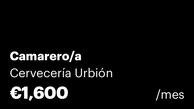 Camarero/a