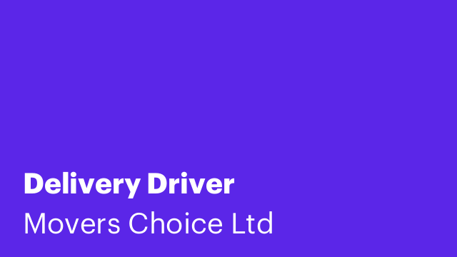 Delivery Driver