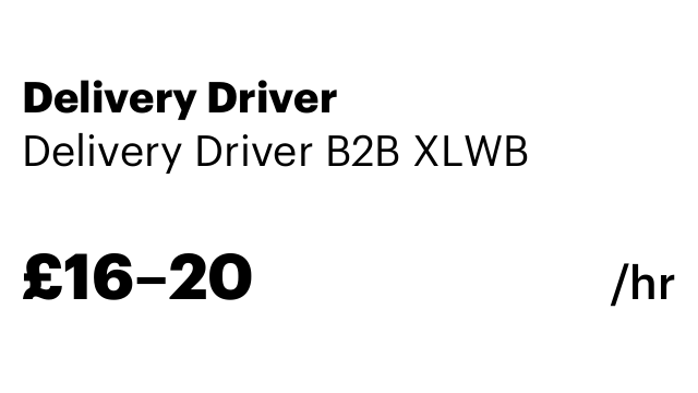 Delivery Driver