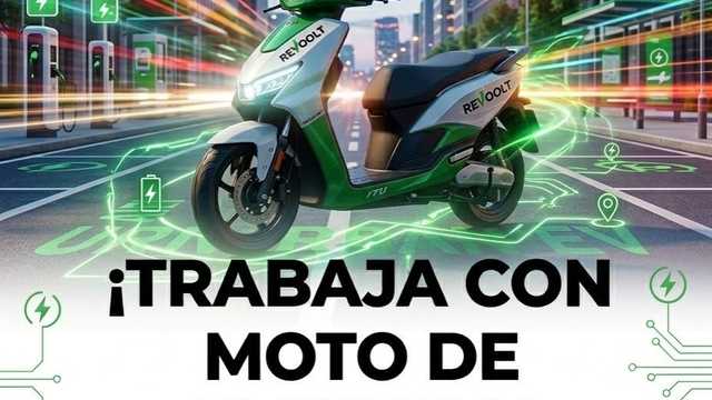 Repartidor con moto de empresa - Valencia