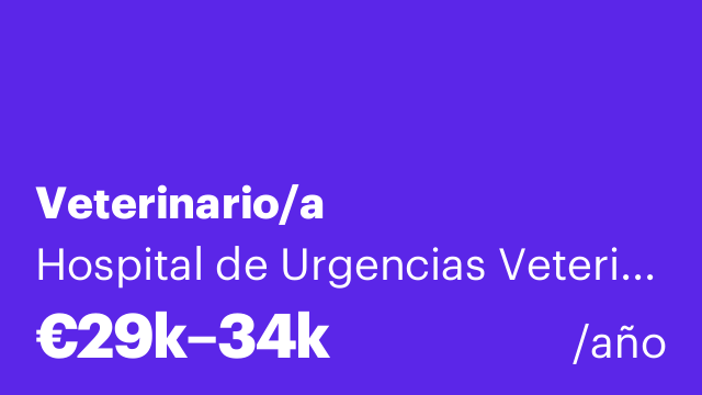 Veterinario/a