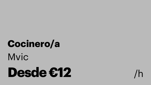 Cocinero/a