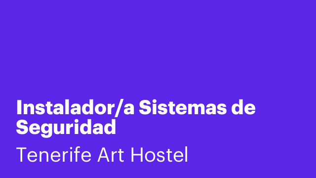 Instalador/a Sistemas de Seguridad