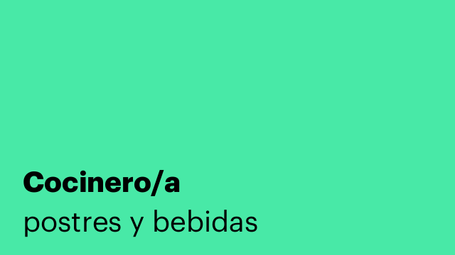Cocinero/a