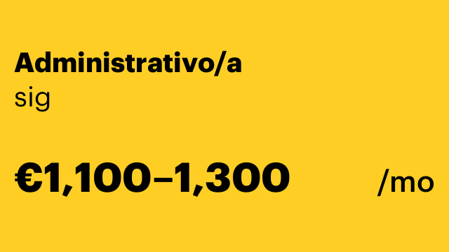 Administrativo/a