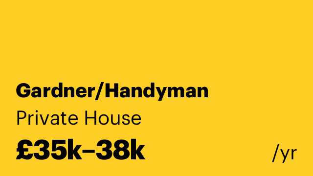 Gardner/Handyman