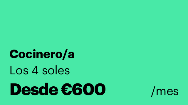 Cocinero/a