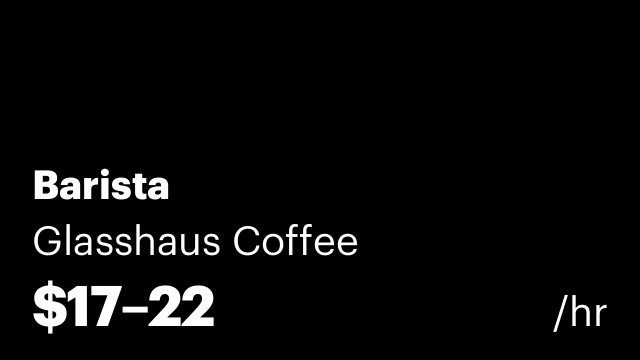 Barista