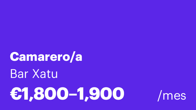 Camarero/a