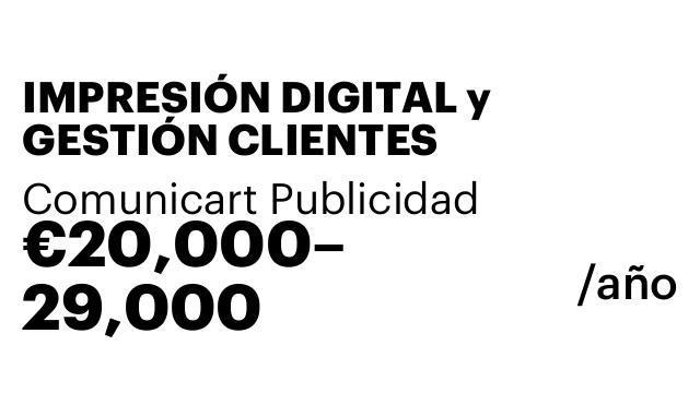 IMPRESIÓN DIGITAL y GESTIÓN CLIENTES