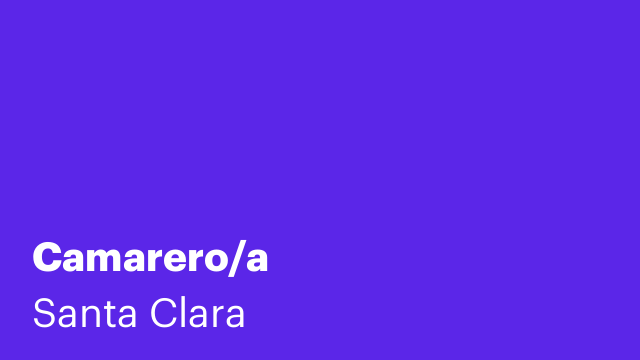 Camarero/a