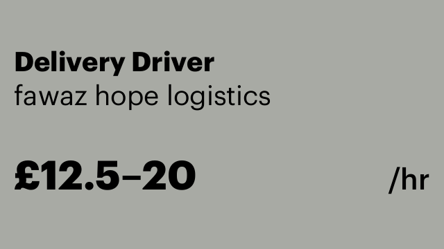 Delivery Driver