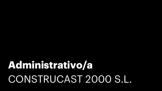 Administrativo/a