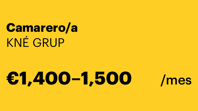 Camarero/a