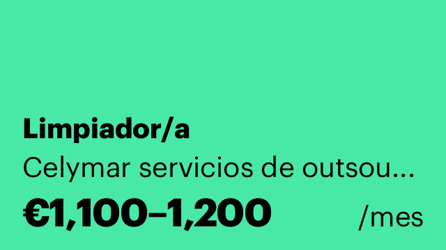 Limpiador/a
