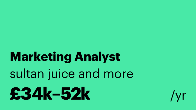 Marketing Analyst