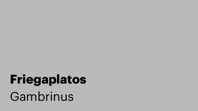 Friegaplatos