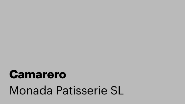 Camarero
