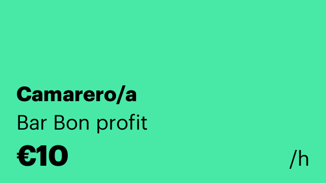 Camarero/a
