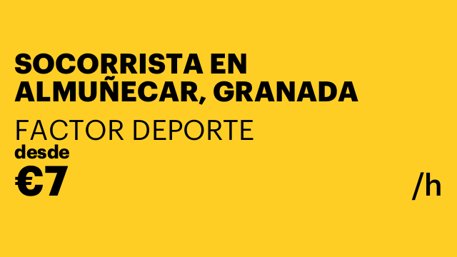 SOCORRISTA EN ALMUÑECAR, GRANADA
