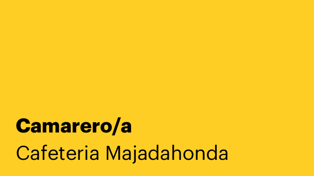 Camarero/a