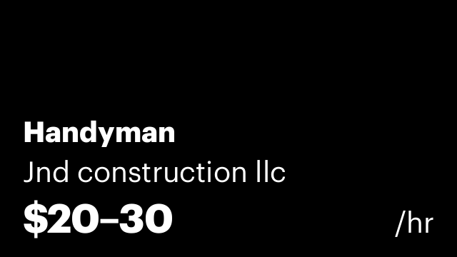 Handyman