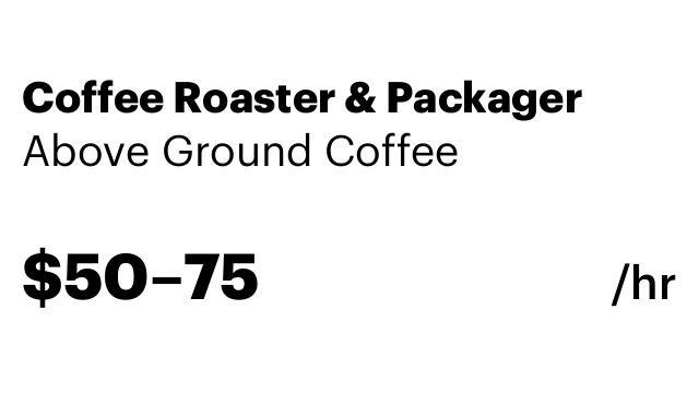 Coffee Roaster & Packager